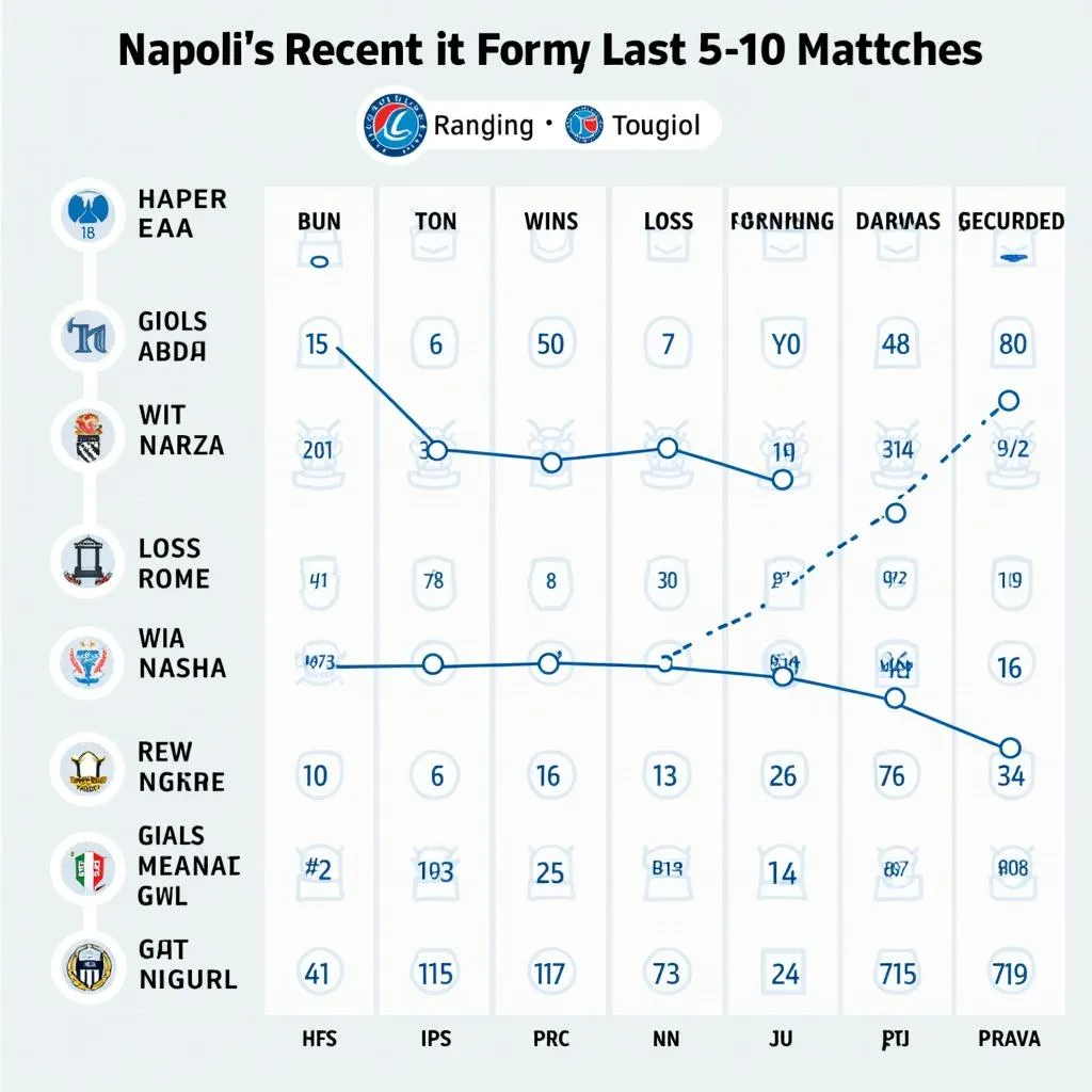 Phong độ gần đây của Napoli