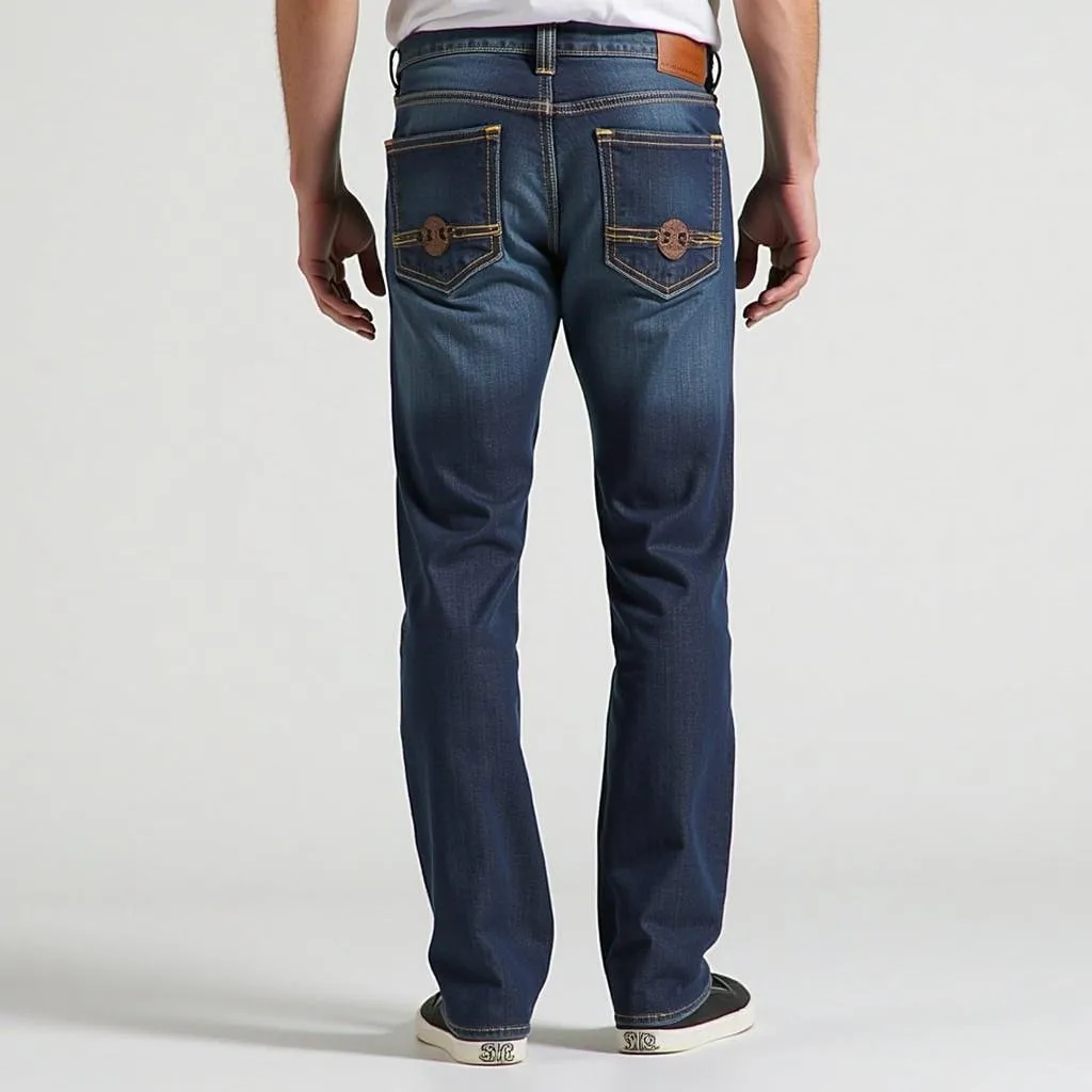 Quần Jean Nam John Henry Straight Fit