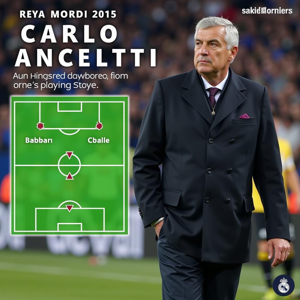 Chiến thuật của Ancelotti tại Real Madrid 2015