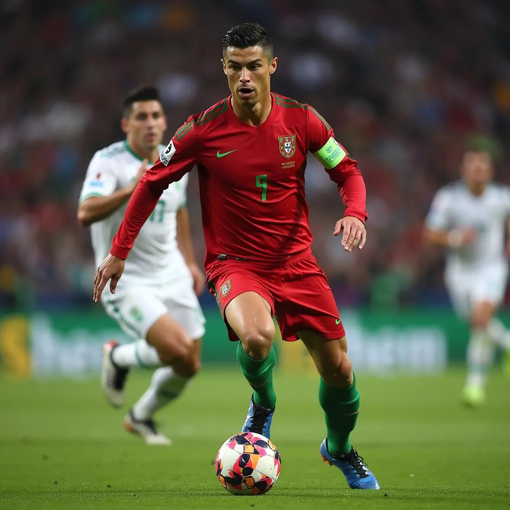 Cristiano Ronaldo dẫn dắt hàng công Bồ Đào Nha