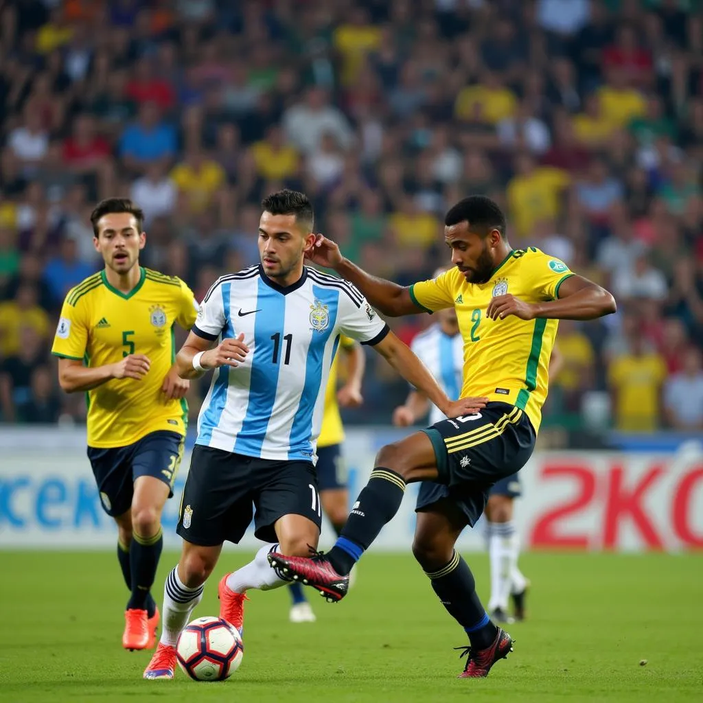 Brazil và Argentina tranh tài tại Siêu Cup Nam Mỹ