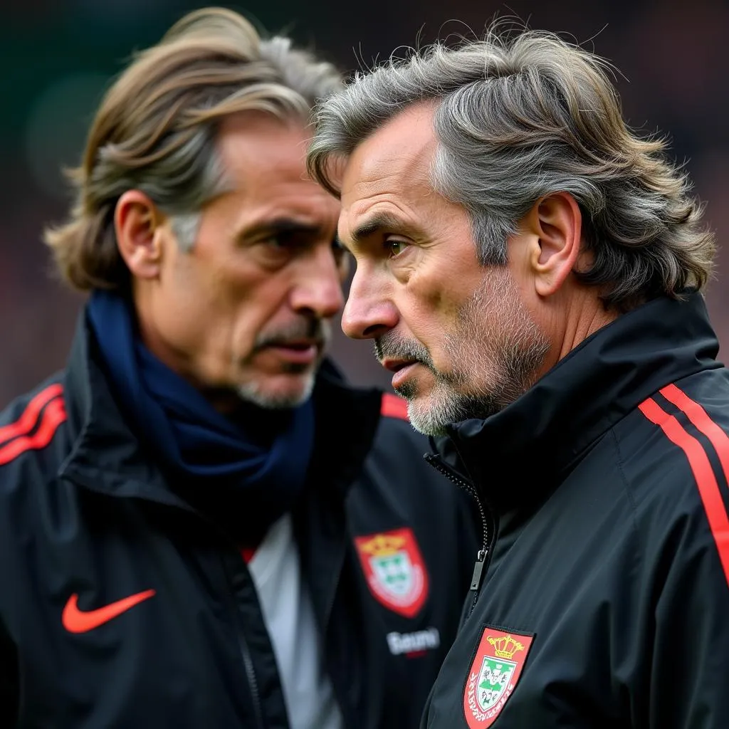 HLV Jorge Jesus và Carlos Carvalhal đấu trí