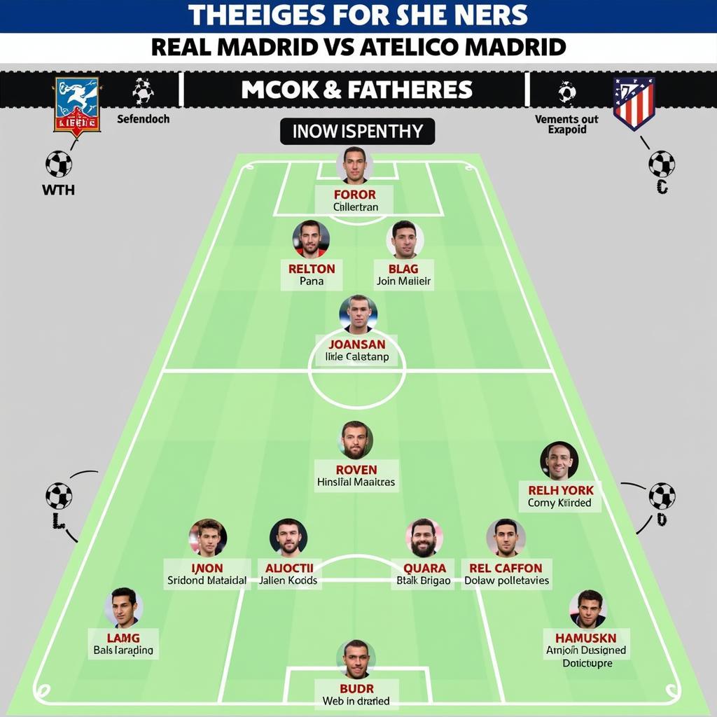 Phân tích chiến thuật Real Madrid vs Atletico Madrid