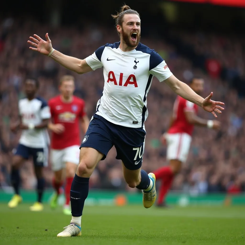 Soi kèo Southampton vs Tottenham: Harry Kane ăn mừng bàn thắng