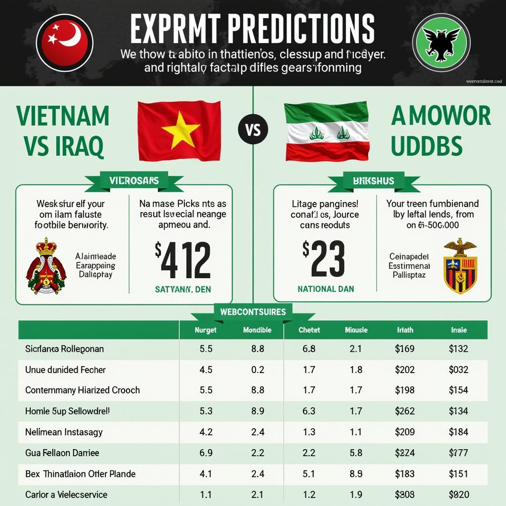 Soi kèo tỉ số chính xác Việt Nam vs Iraq