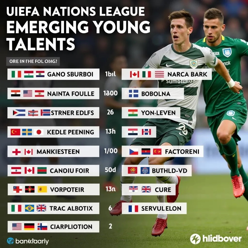 Sự nổi lên của các tài năng trẻ trong UEFA Nations League