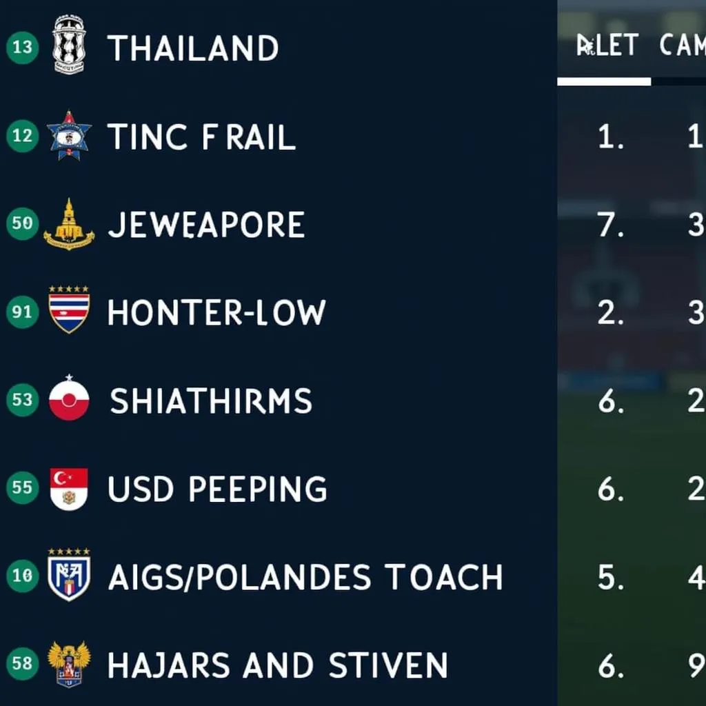 Tỷ lệ kèo Thái Lan vs Singapore