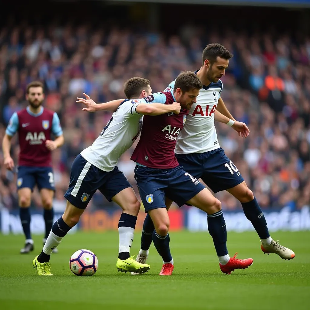 Tottenham đối đầu Aston Villa