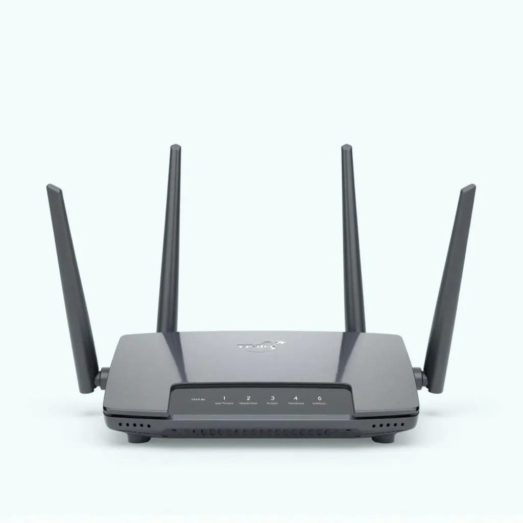 Router TP-Link Archer T4 với thiết kế đen bóng sang trọng