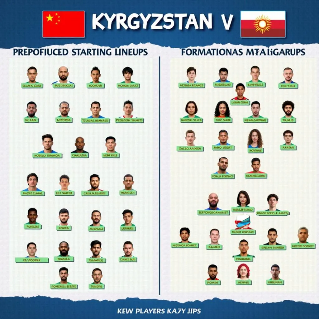 Đội hình ra sân dự kiến trận Trung Quốc vs Kyrgyzstan