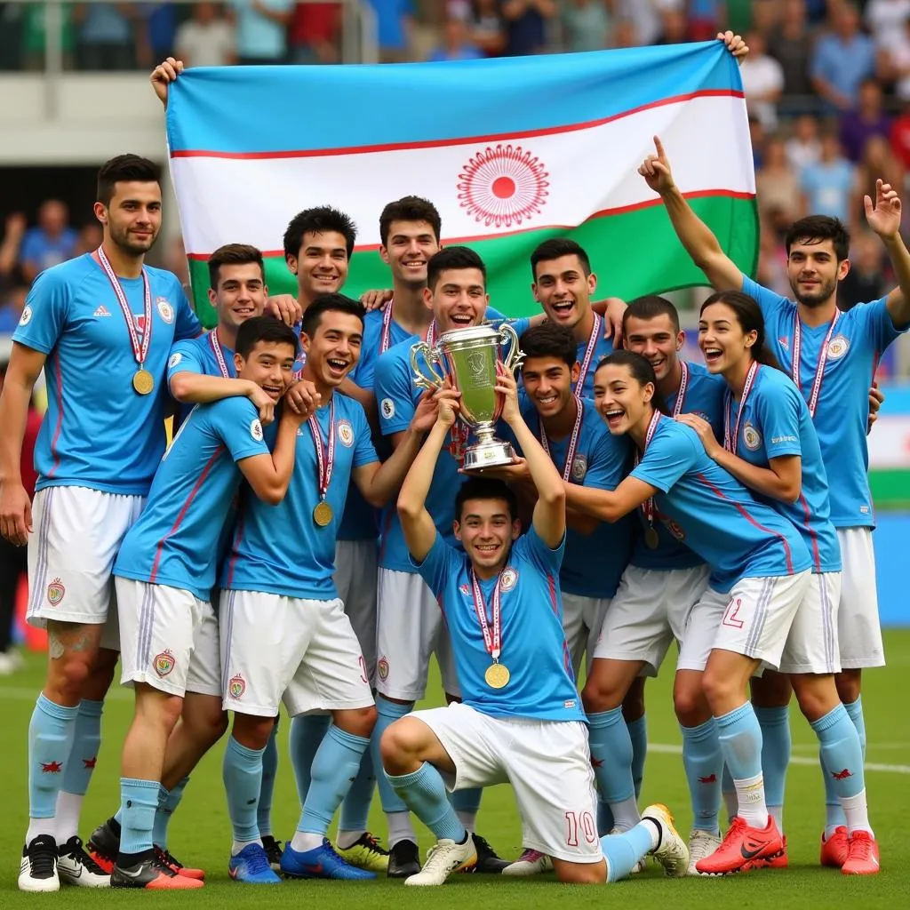 U18 Uzbekistan vô địch U19 châu Á 2018