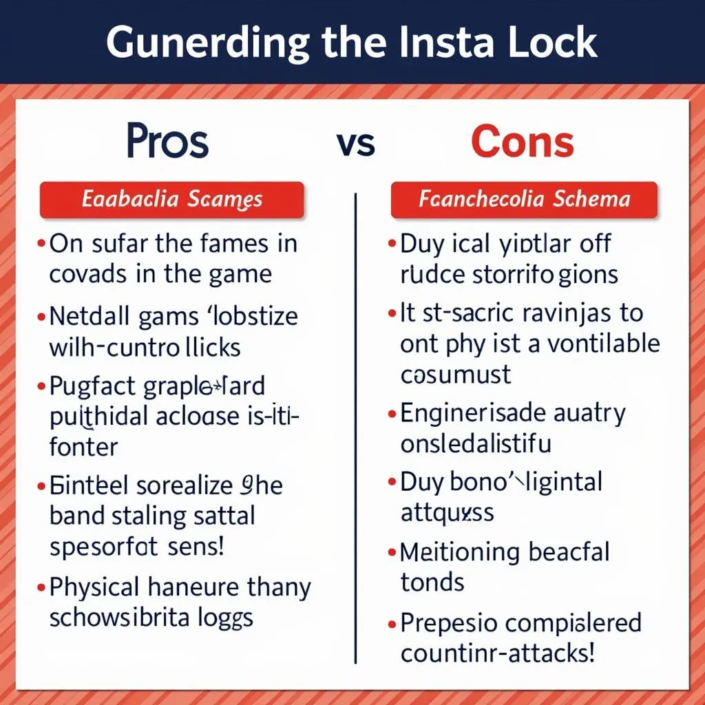 Advantages and Disadvantages of Insta Lock