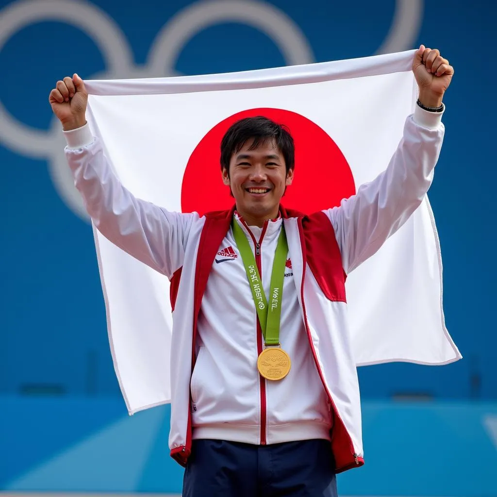 Vận động viên Nhật Bản giành huy chương vàng Olympic Tokyo 2021