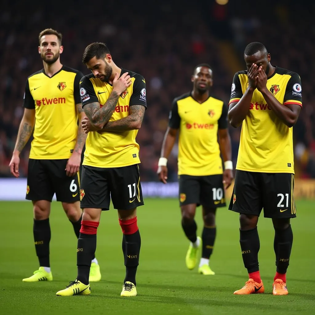 Watford chật vật trụ hạng