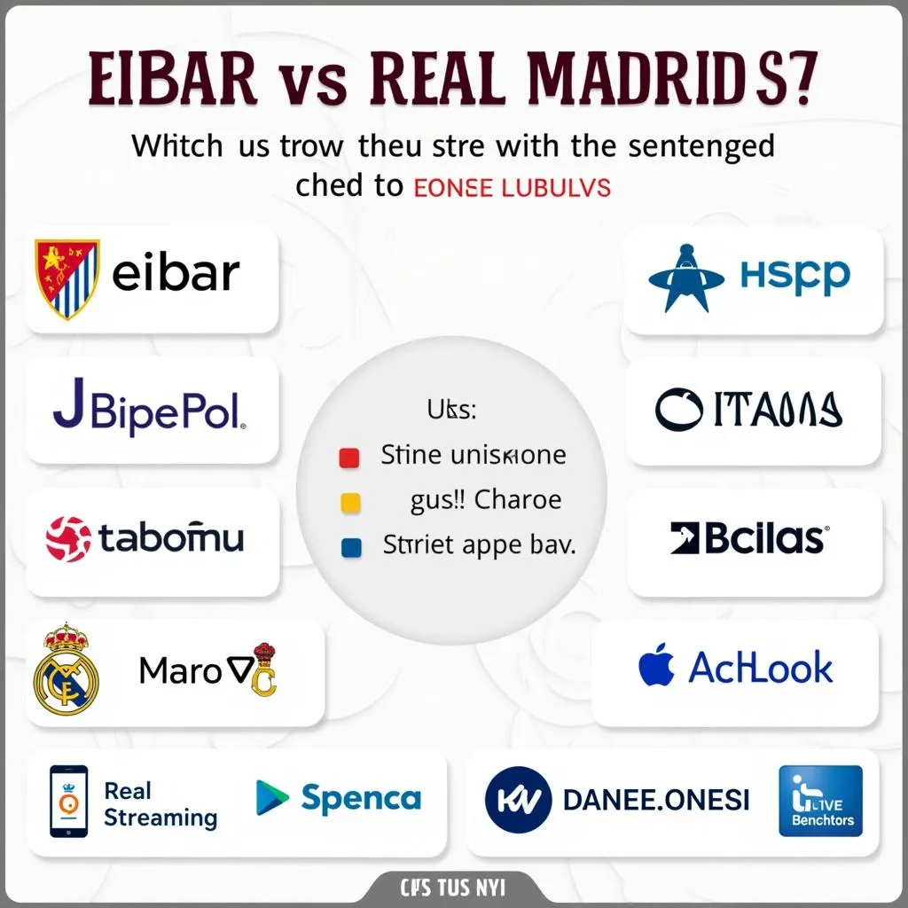 Kênh xem trực tiếp Eibar vs Real Madrid