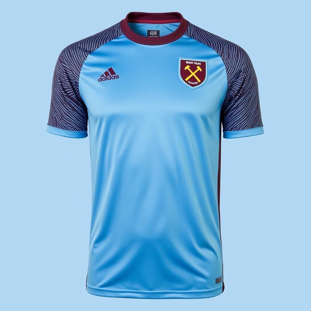 Áo West Ham màu xanh da trời