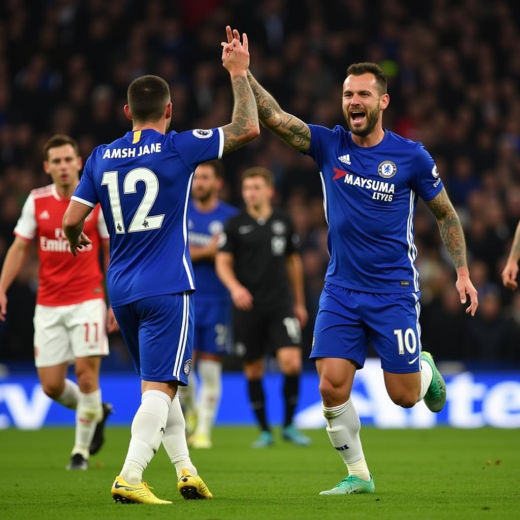 Chelsea lật ngược thế cờ trước Arsenal