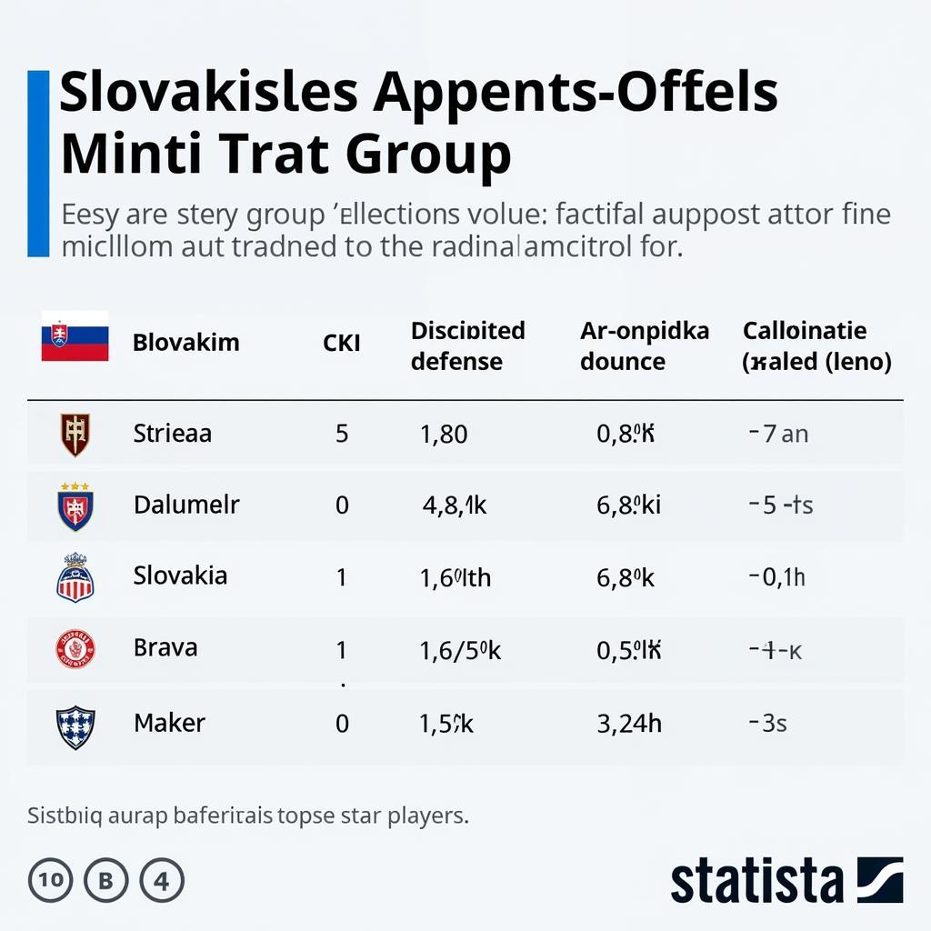 Đánh giá thực lực đội tuyển Slovakia