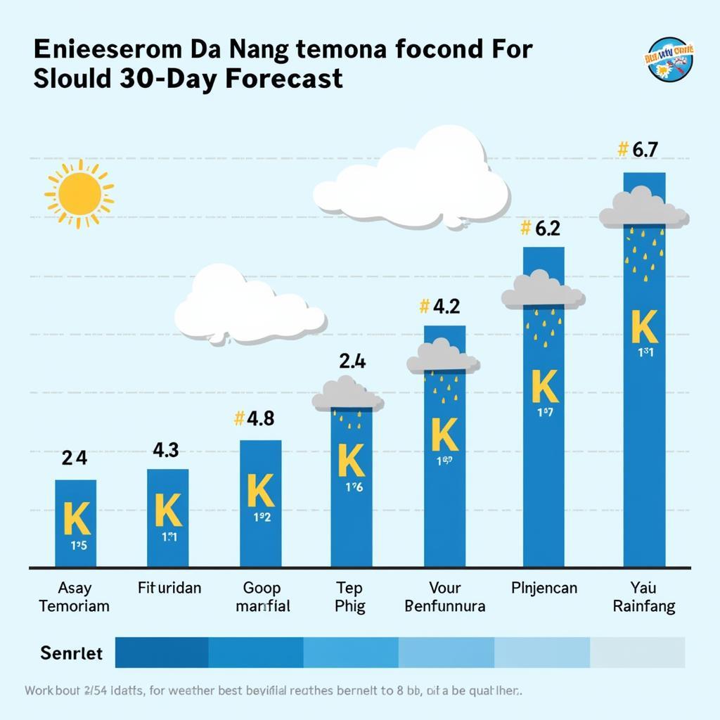 Dự báo thời tiết Đà Nẵng 30 ngày: nhiệt độ và lượng mưa