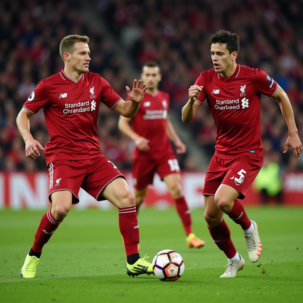 Hàng tiền vệ Liverpool kiểm soát thế trận