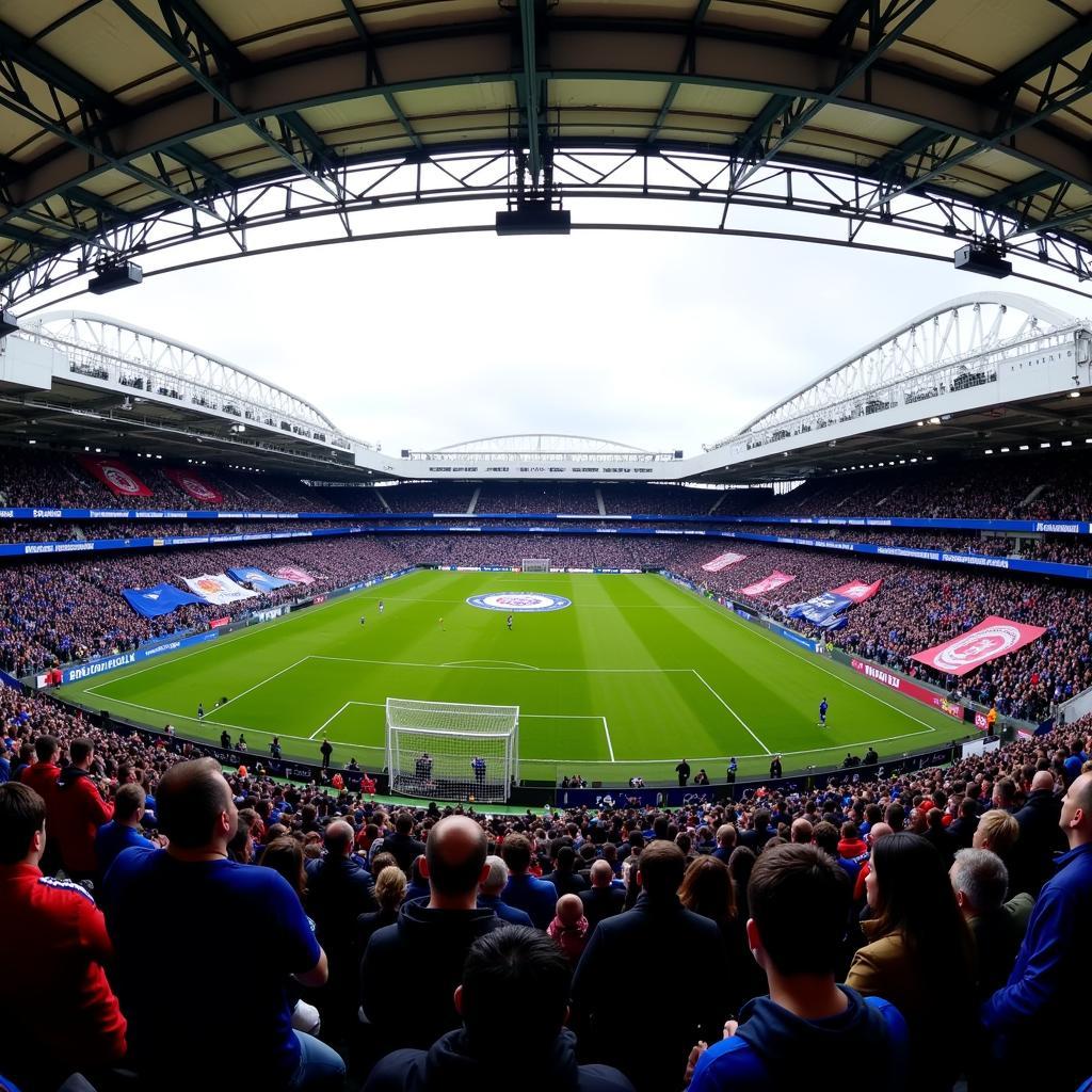 Electric atmosphere at Stamford Bridge