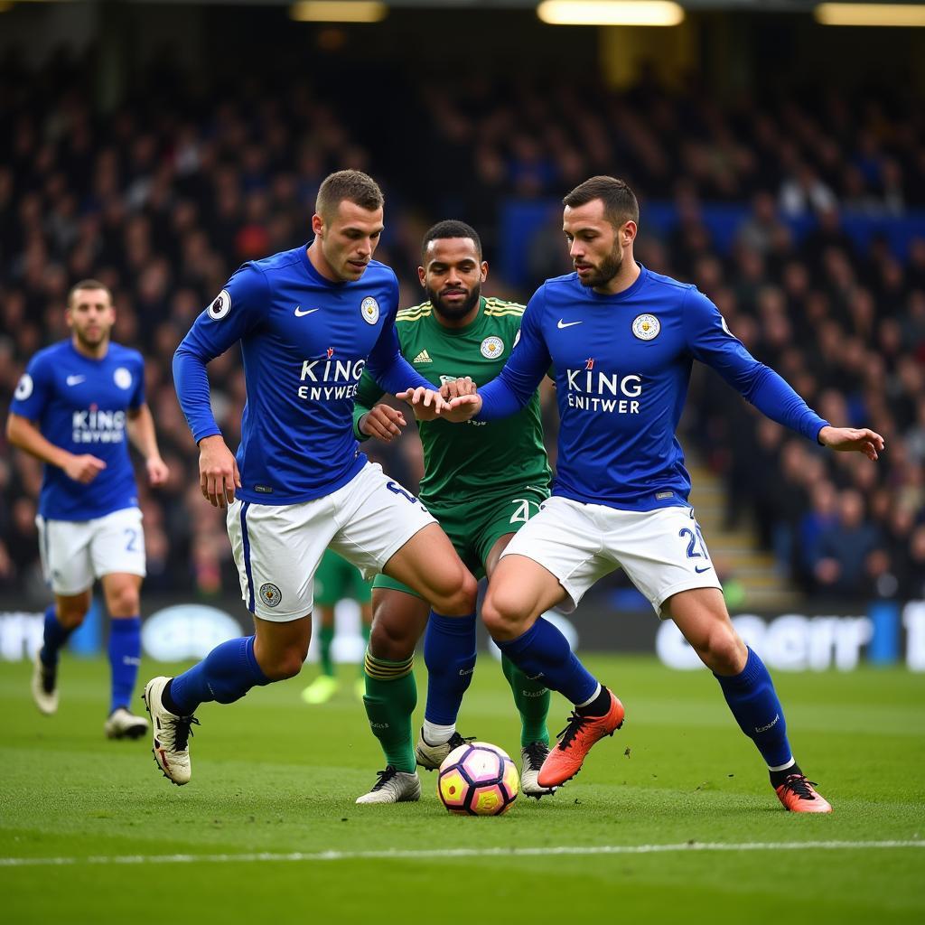 Leicester City tấn công dồn dập