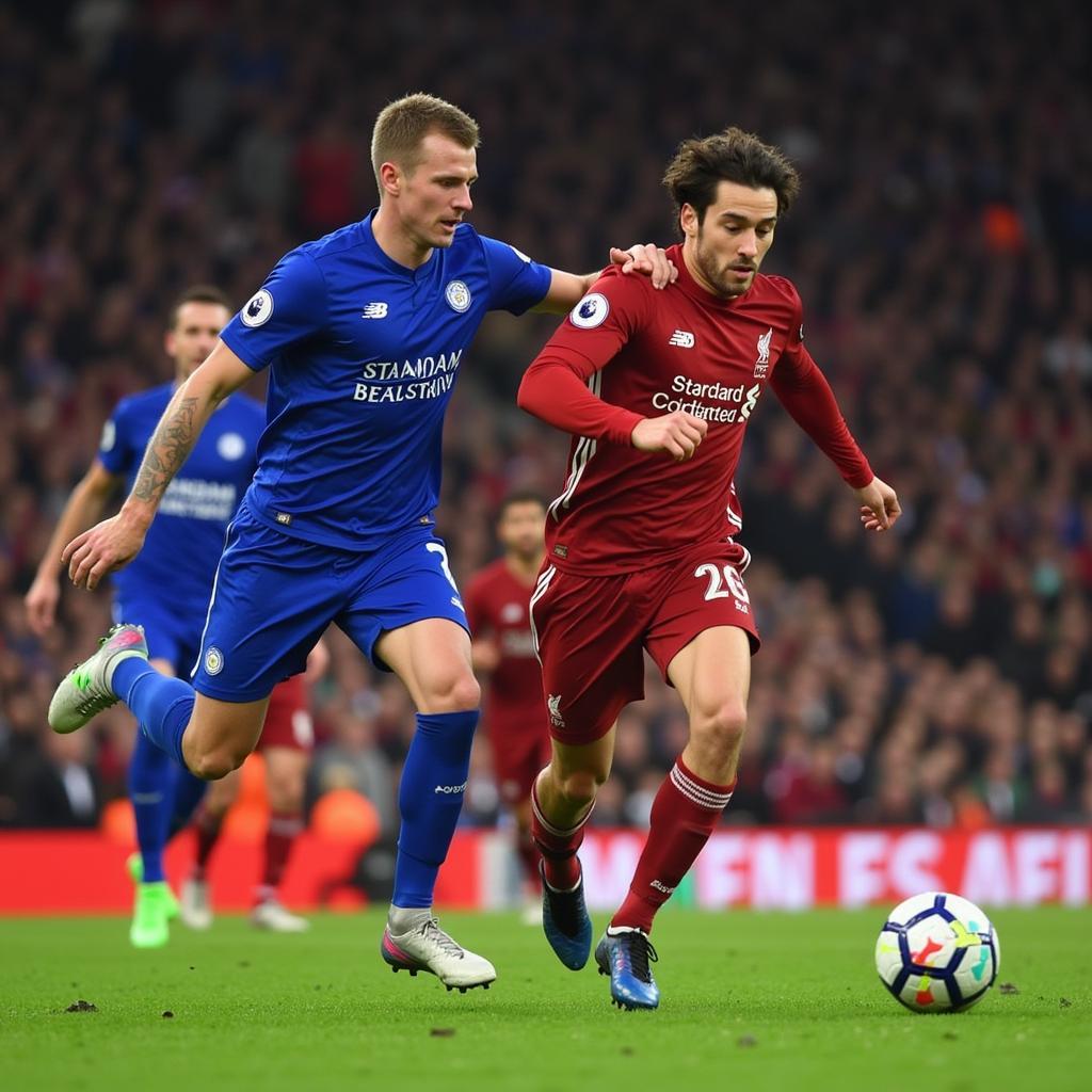 Liverpool và Leicester đối đầu kịch tính