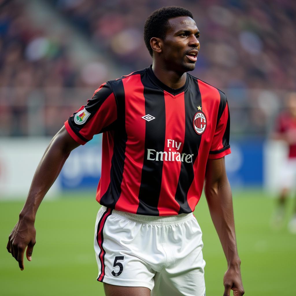 Marcel Desailly số 5 AC Milan