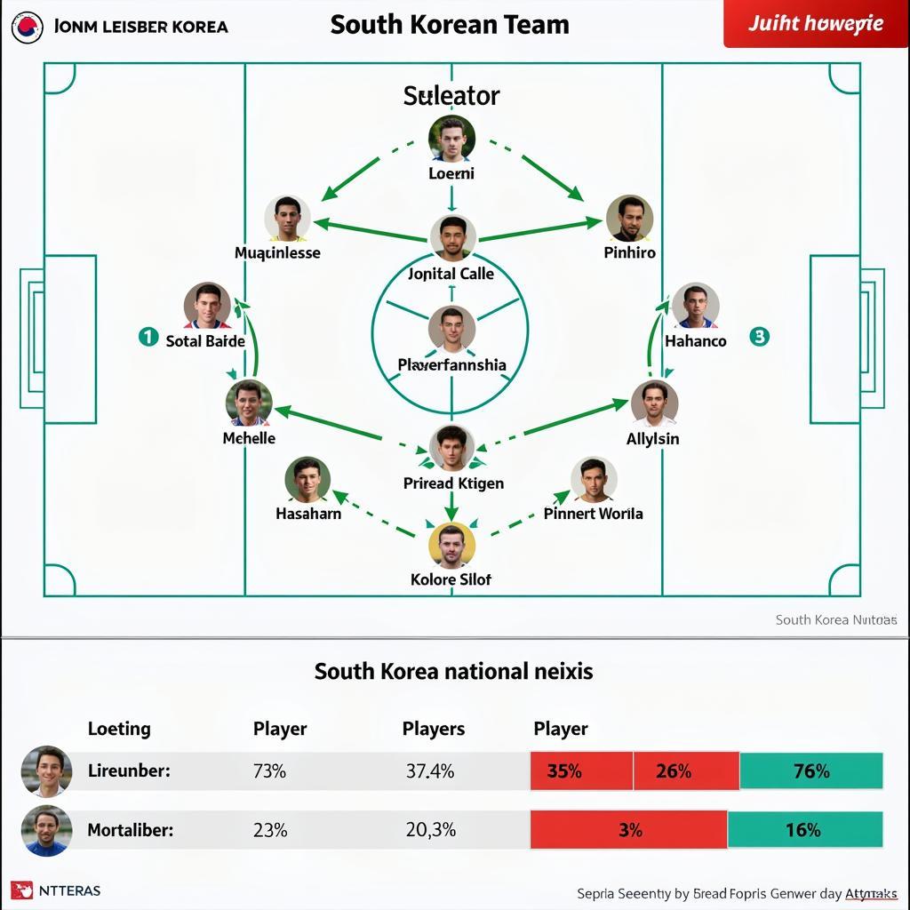 Phân tích đội hình Hàn Quốc