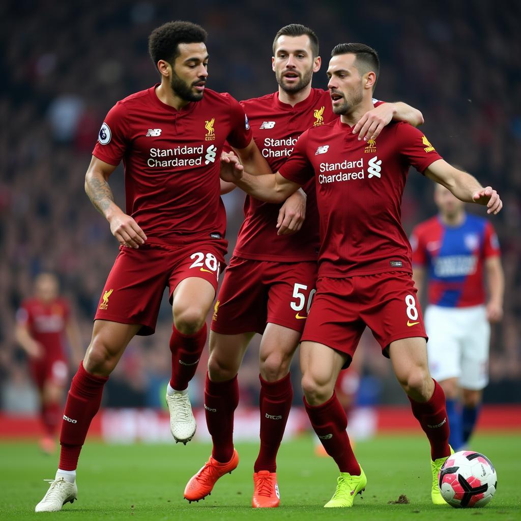 Hàng công Liverpool áp đảo Crystal Palace