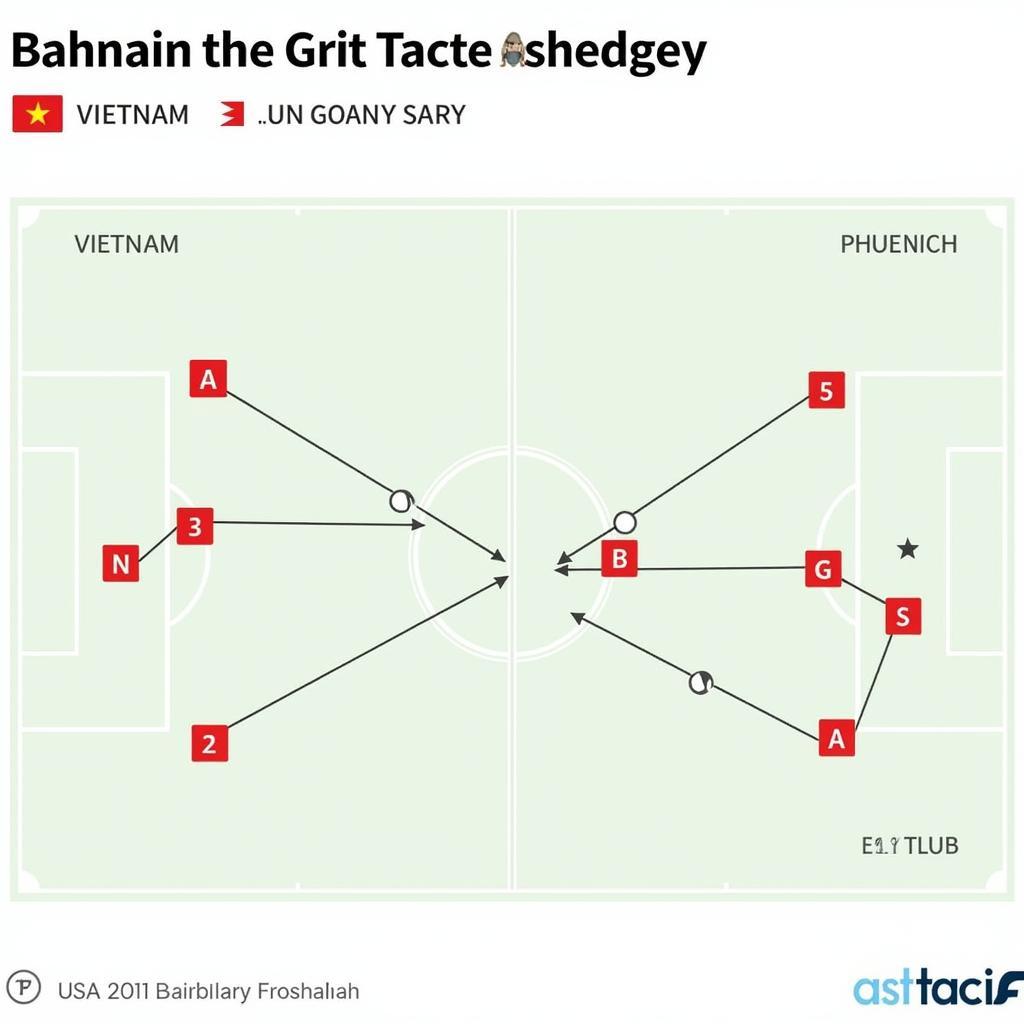 Chiến thuật của Việt Nam và Bahrain