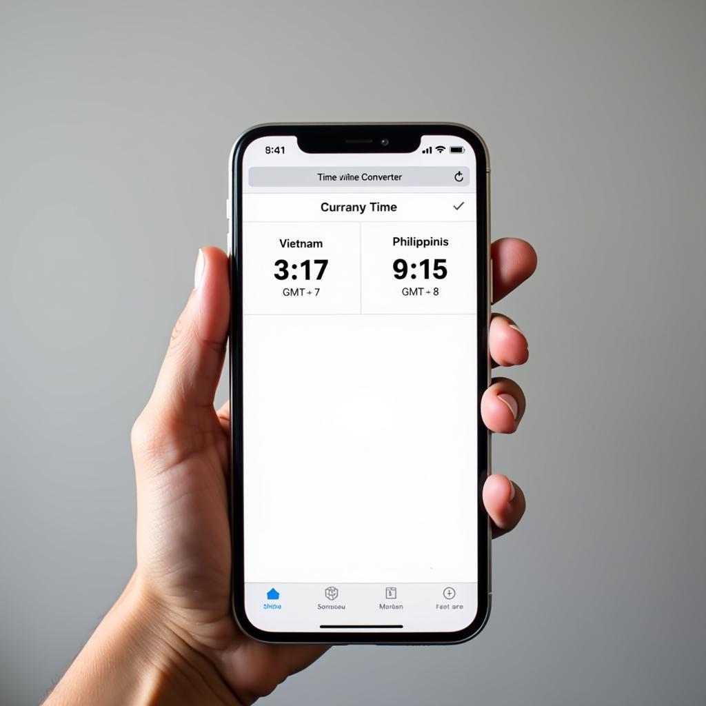 Ứng dụng chuyển đổi múi giờ trên điện thoại