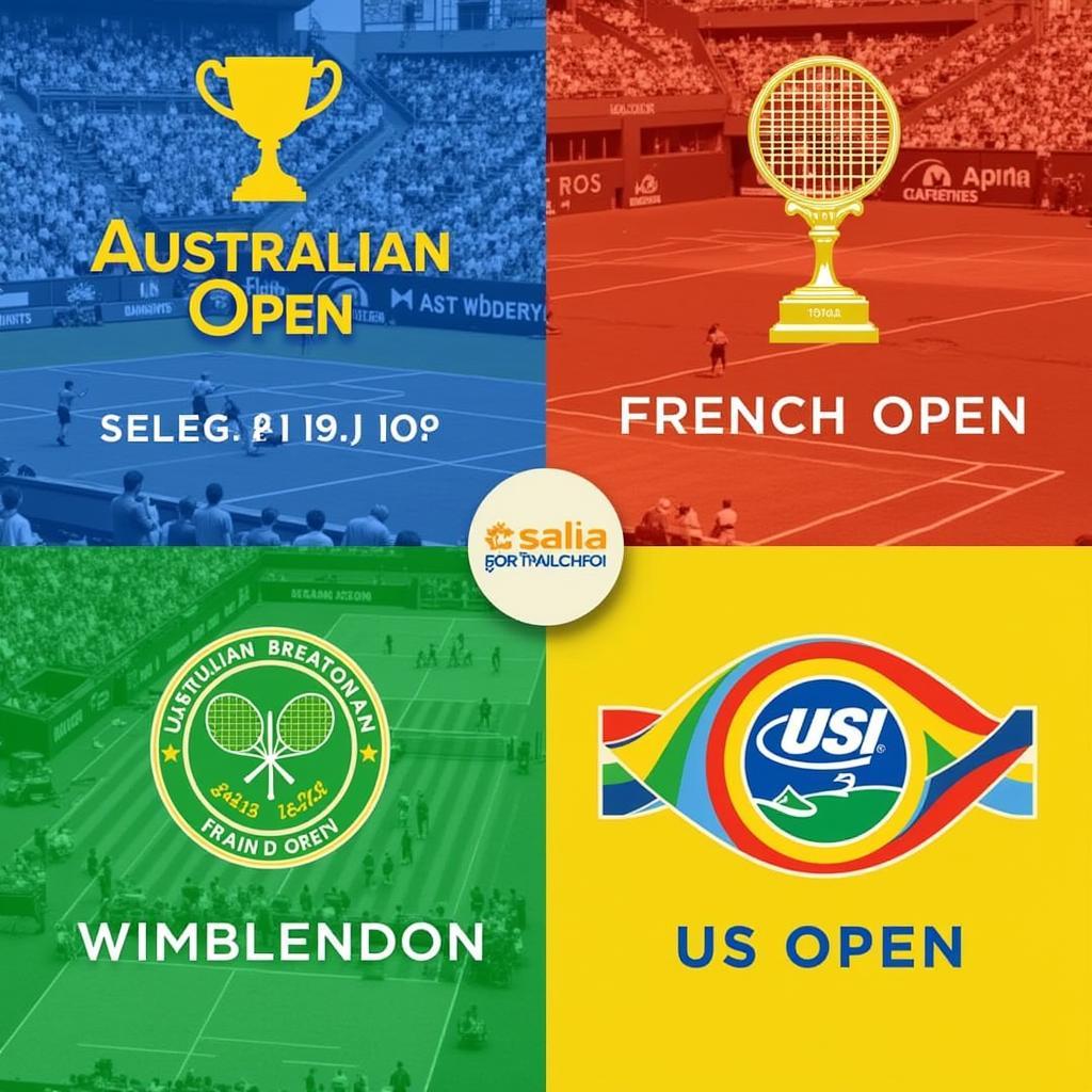 Xem tennis trực tuyến K+ Grand Slam: Australian Open, Roland Garros, Wimbledon, US Open.